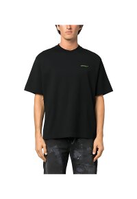 Off-White Logo T-Shirt Schwarz Herren