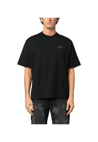 Off-White Logo T-Shirt Schwarz Herren
