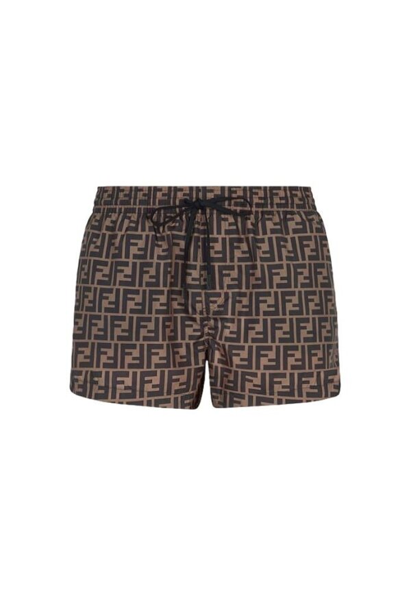 Fendi Badehose Braun Herren