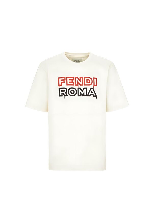 Fendi Lunar New Year Capsule T Shirt Weiß