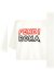 FENDI Logo Print T-Shirt  aus Baumwolle Weiß Herren