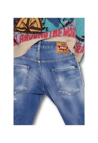 Dsquared2 Light Sandy Slash Wash Skatereans Blau Herren