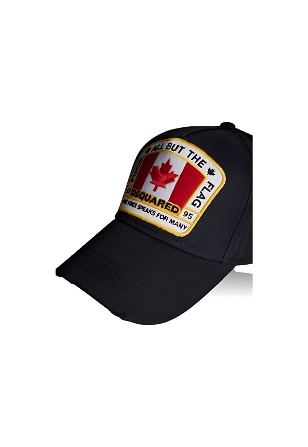 Dsquared2 Baseball Cap Canada Flag Schwarz Unisex