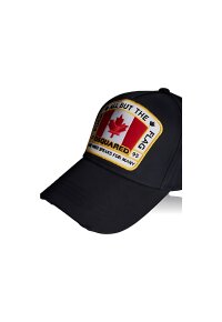 Dsquared2 Baseball Cap Canada Flag Schwarz Unisex