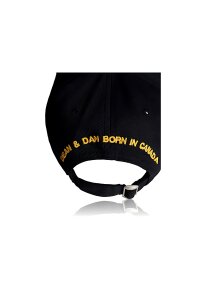 Dsquared2 Baseball Cap Canada Flag Schwarz Unisex