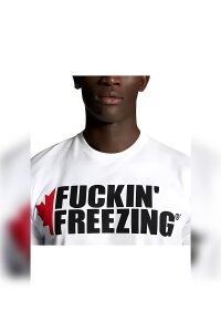 Dsquared2 Icon Fuckin´ Freezing T-Shirt Weiß Herren