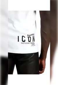 Dsquared2 Icon Fuckin´ Freezing T-Shirt Weiß Herren