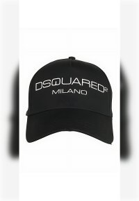 Dsquared2 Milano Logodruck Baseball Cap Schwarz Herren