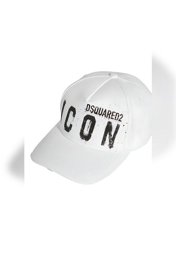 Dsquared2 ICON SPRAY Baseball Cap Weiß Unisex