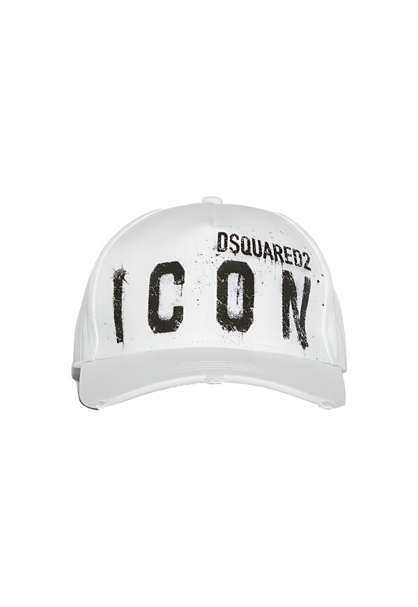 Dsquared2 ICON SPRAY Baseball Cap Weiß Unisex