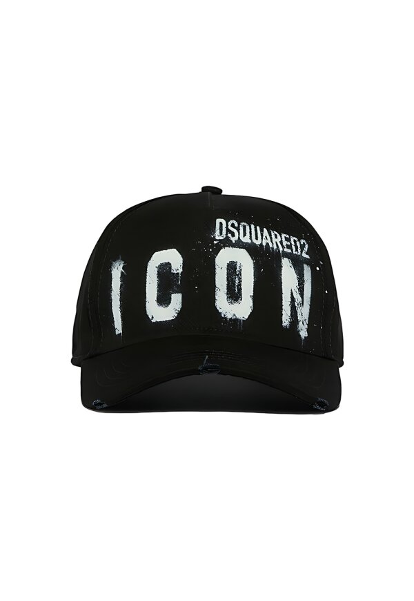 Dsquared2 ICON SPRAY Baseball Cap Schwarz Unisex