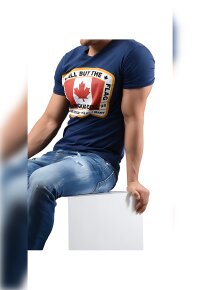Dsquared2 Canada Flag T-Shirt Schwarz Herren