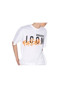 Dsquared2 ICON Forever Cool Fit T-Shirt Weiß Herren