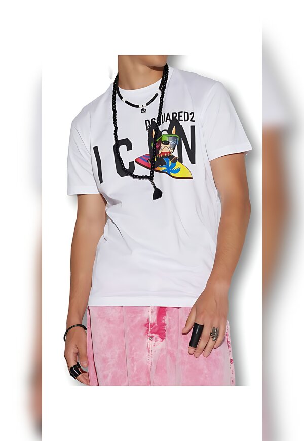 Dsquared2 Icon Ciro Cool T-shirt Weiß Herren L