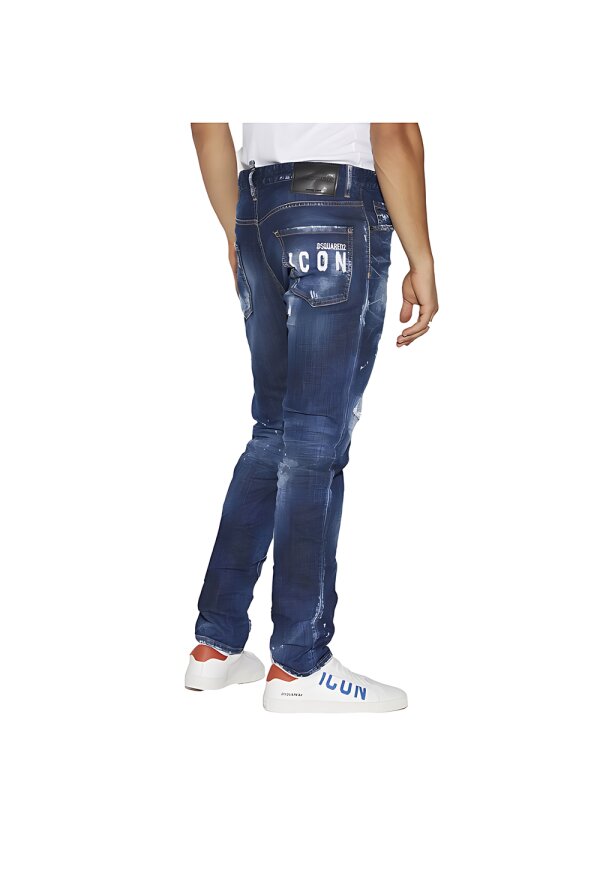 Dsquared2 Icon Spray Cool Guy Denim Jeans Blau Herren