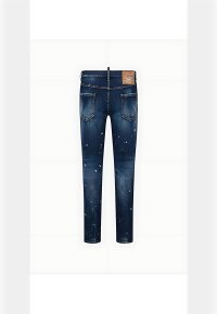 Dsquared2 Dark Moldy Wash Cool Guy Jeans Designer Denim Blau