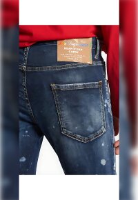 Dsquared2 Dark Moldy Wash Cool Guy Jeans in blau