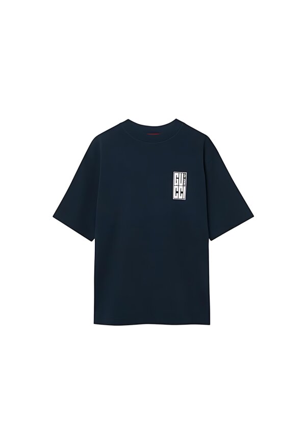 Gucci Logo Print T-Shirt Schwarz Herren