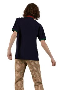 Gucci Poloshirt aus Stretch-Baumwoll-Piqué Schwarz...