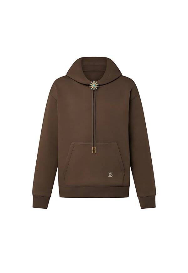 Louis Vuitton Hoodie Braun Herren