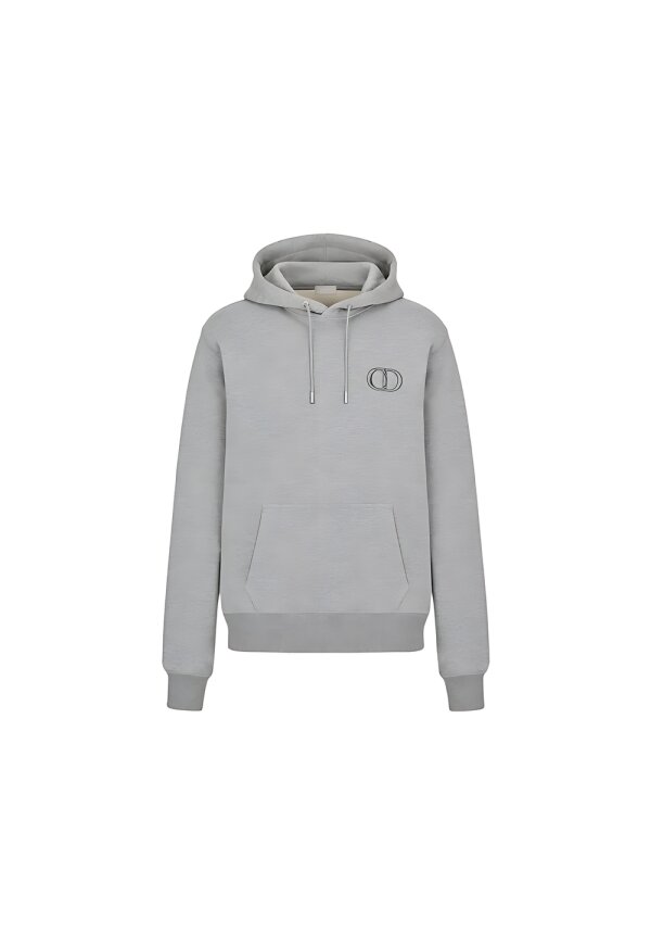DIOR CD Icon Hooded Sweatshirt Grau Herren