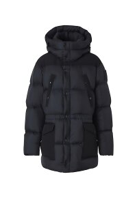 Burberry Daunenmantel mit Logo-Applikation Schwarz Herren