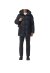 Burberry Daunenmantel mit Logo-Applikation Schwarz Herren