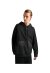 Prada Kapuzenpullover aus Baumwollfleece Schwarz Herren