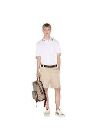 Gucci Polo T-Shirt aus Baumwolle Weiß Herren