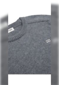 Celine Triomphe Pullover aus Kaschmirwolle Grau Damen