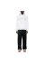BALENCIAGA Tape Type Pullover Weiß Herren