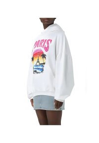 Balenciaga Paris Tropical Hoodie Weiß Herren