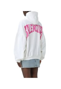 Balenciaga Paris Tropical Hoodie Weiß Herren