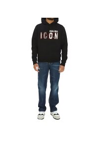 Dsquared2 Icon Scribble Pullover Schwarz Herren
