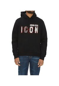 Dsquared2 Icon Scribble Pullover Schwarz Herren