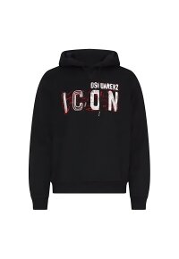 Dsquared2 Icon Scribble Pullover Schwarz Herren