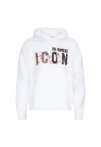 Dsquared2 Icon Scribble Cool Fit  Sweatshirt Weiß...