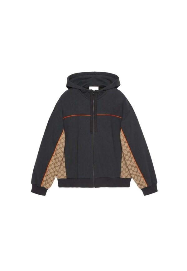 Gucci Herrenjacke Schwarz mit Reißverschluss