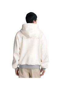 Dior Couture Kapuzenpullover mit Futter Beige Herren