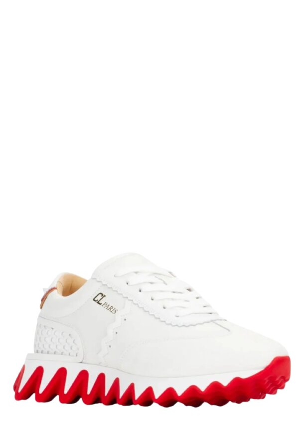 Louboutin Sneakers Herren weiß rot