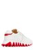 Louboutin Sneakers in weiß mit roten Zacken