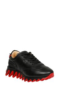 Louboutin Sneaker Herren schwarz rot