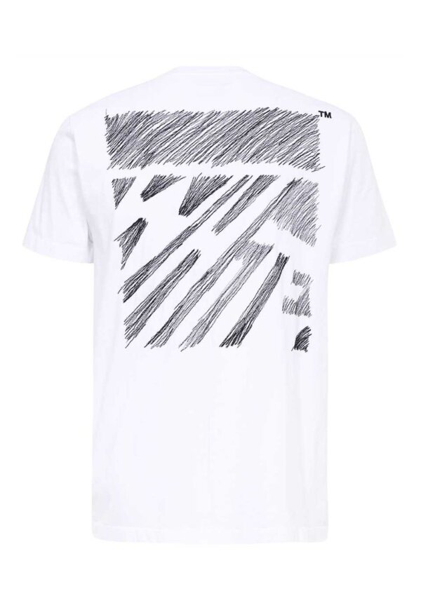 Off White T-Shirt in weiß mit Druckgrafik