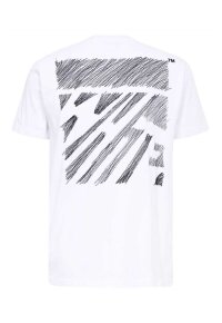 Off White T-Shirt in weiß mit Druckgrafik