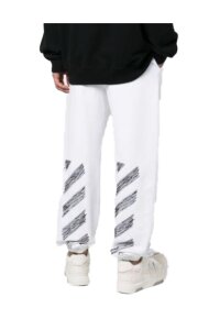 Off White Jogginghose weiß mit Backprint