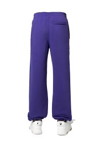 Off White Jogginghose in lila mit Buchstabenmuster