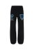 Off White Jogginghose in schwarz mit blauem Linienmuster