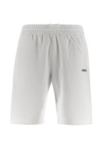 Off White Shorts in weiß mit Streifenmuster