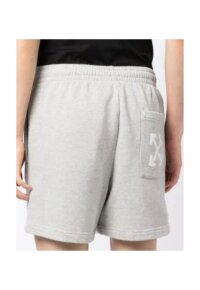Off White Shorts mit Pfeilen in grau