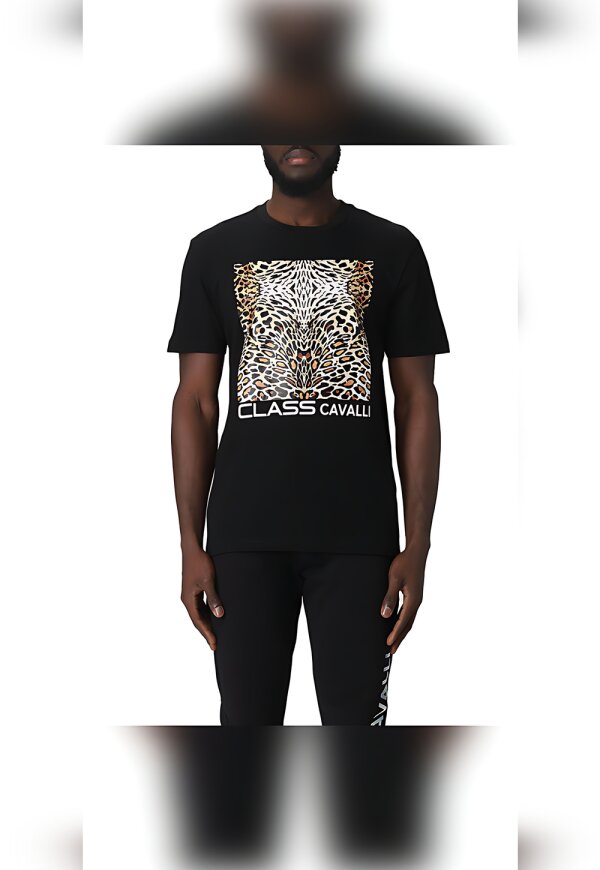 Cavalli Class Tshirt schwarz Herren